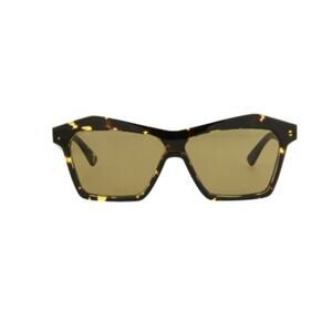 Bottega Veneta 99mm Cat Eye Sunglasses Havana Brown